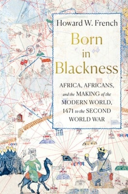 book cover showing map of Africa with historical figures and events