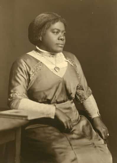 Mary McLeod Bethune, pictured in the 1920s, when her school became a co-ed institution and she became the president of the National Association of Colored Women. 
