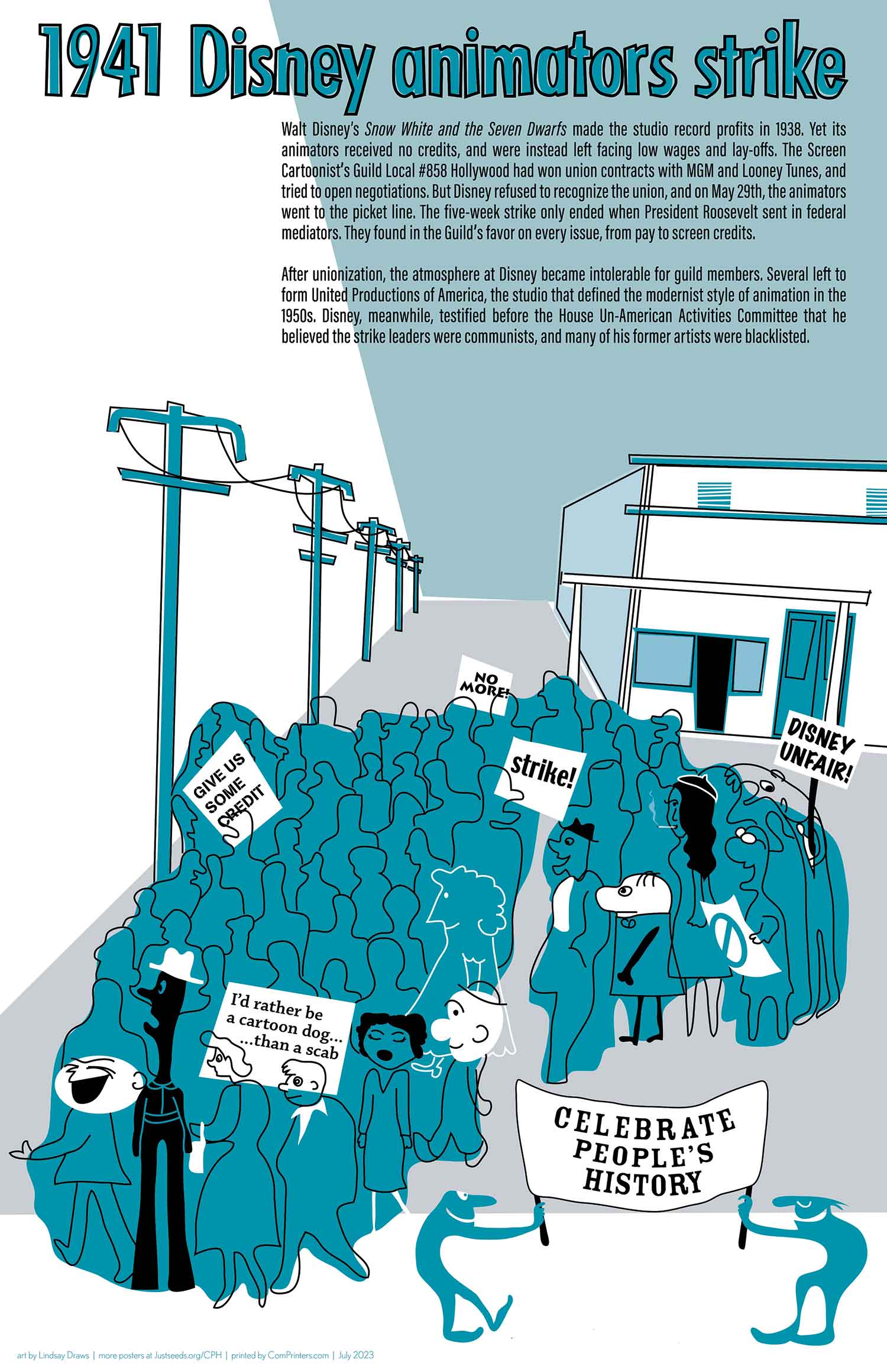 Strike Animation Ref May 29, 1941: Disney Animators’ Strike - Zinn Education Project