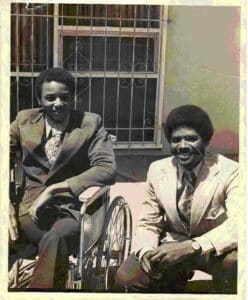 Brad Lomax and his brother Glenn.