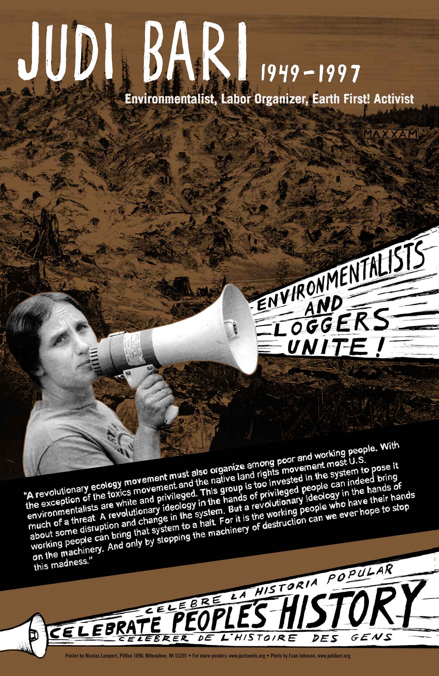 May 24, 1990: Judi Bari's Car Bombed - Zinn Education Project, image size:1500x2310