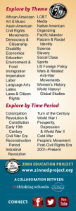 Bookmarks - Available for free to pass out at events, conferences, and workshops | Zinn Education Project: Teaching People's History