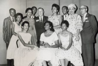Daisy Bates, Little Rock 9, and NAACP officers | Zinn Education Project