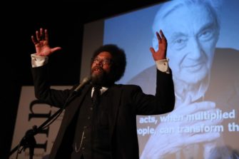 Cornel West speaking on Sept. 21, 2011
