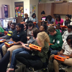 Student tweeted and took notes throughout the presentation.