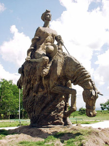 Monument in Cuba to Rosa La Bayamesa.