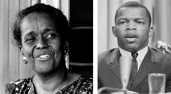 Ella Baker and John Lewis