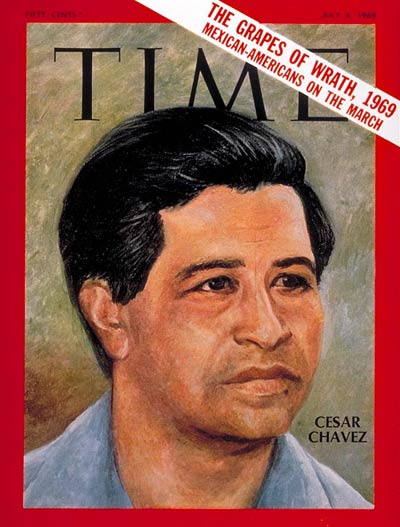 People’s History of Fourth of July: Beyond 1776 - On July 4, 1969, Cesar Chavez was on the cover of Time magazine | Zinn Education Project: Teaching People's History