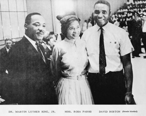 Martin Luther King Jr Photo 8X10 Rosa Parks with Dr 