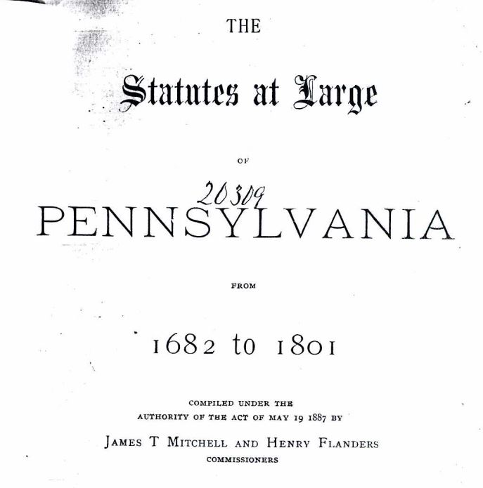 Colonial Laws - Pennsylvania | Zinn Education Project: Teaching People's History
