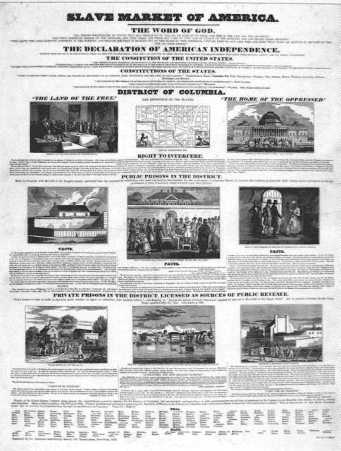 Abolitionist broadside calls for end of slavery in D.C. | Zinn Education Project: Teaching People's History Abolitionist broadside calls for end of slavery in D.C. | Zinn Education Project: Teaching People's History