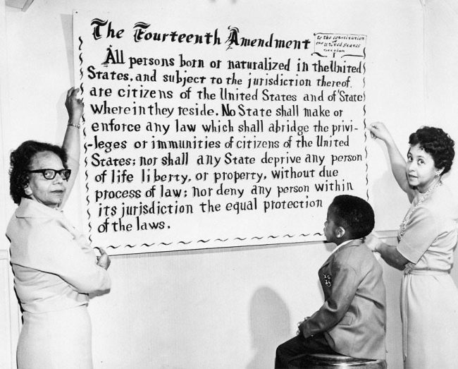 14th Amendment  US Civil War Educational History POSTER 