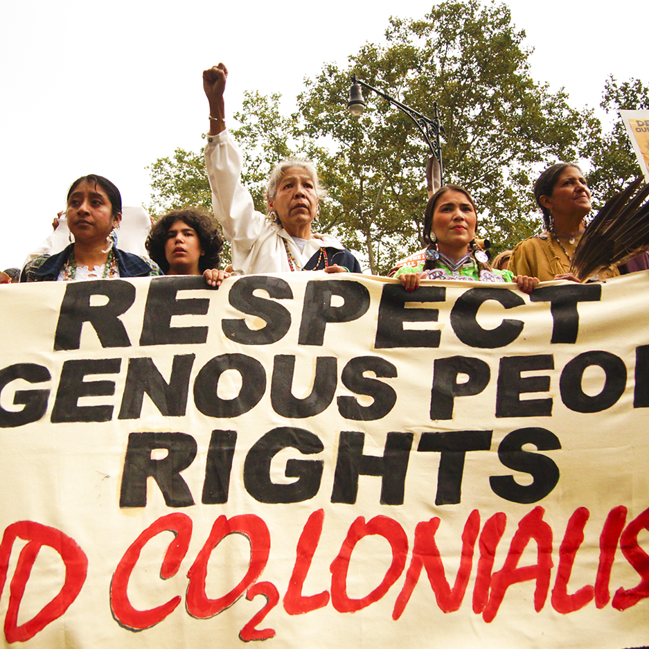 Blockadia Bigelow Sanchez Swinehart indigenous protest Joe Brusky | Zinn Education Project