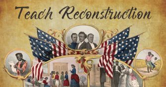 Teach Reconstruction Facebook Share Image | Zinn Education Project