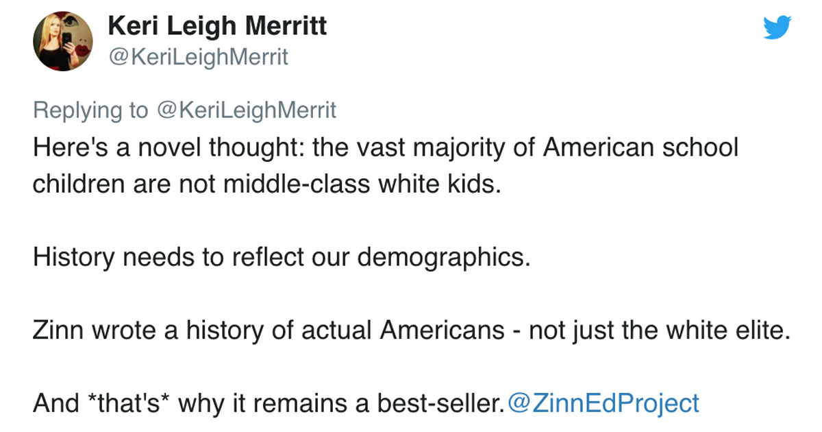 Responses to Attack on Teaching People's History | Zinn Education Project
