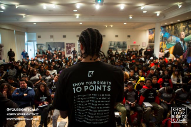 Kaepernick Your Rights Camp | Zinn Education Project