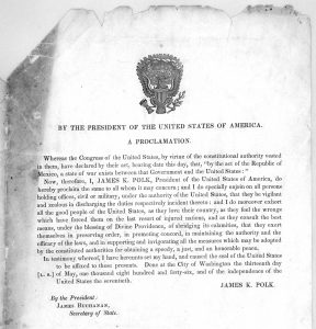 May 13, 1846: U.S. Congress Approves Declaration of War Against Mexico