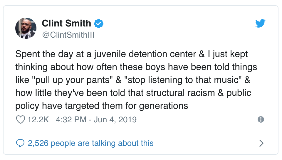 Clint Smith Tweet | Zinn Education Project