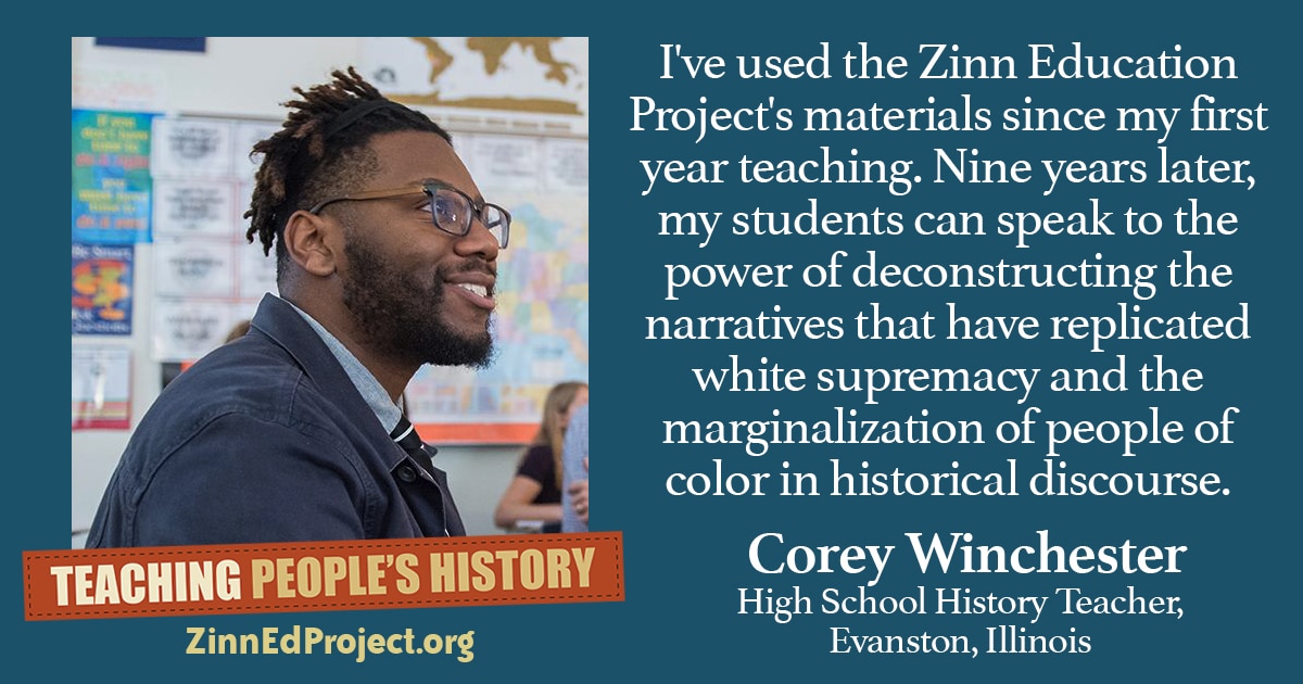 Your Vote Defends Teaching People’s History - Zinn Education Project