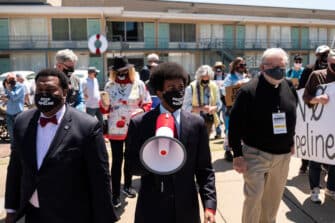 Protest of the proposed Byhalia Connection Pipeline.