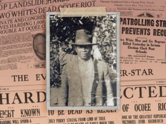 Prominent local businessman July Perry was among the 1920 Ocoee massacre's victims.