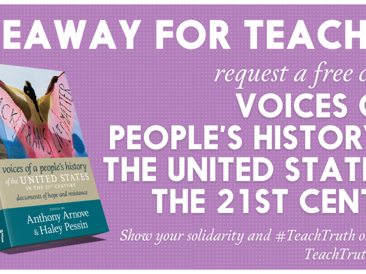 Free Copies of Voices of a People's History - Zinn Education Project