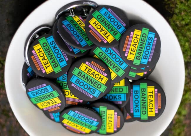 Teach Banned Books Buttons - Zinn Education Project