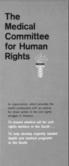 Medical Conscience Rights Initiative July 1964: Founding of the Medical Committee for Human Rights - Zinn ...