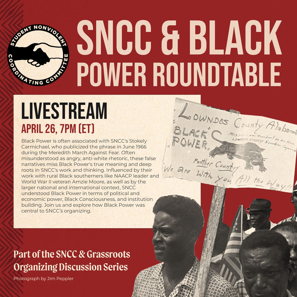 SNCC & Grassroots Organizing: A Black Power Roundtable Discussion