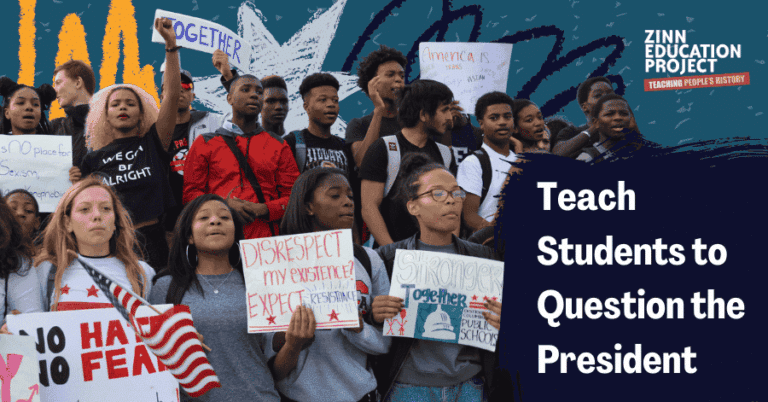Student President Question Question the President - Zinn Education Project