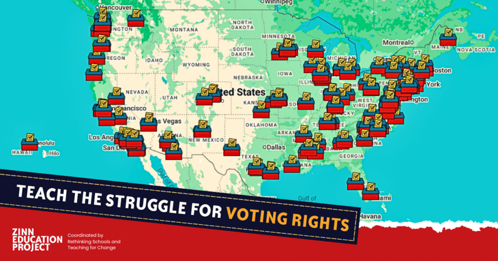 voting rights teaching map